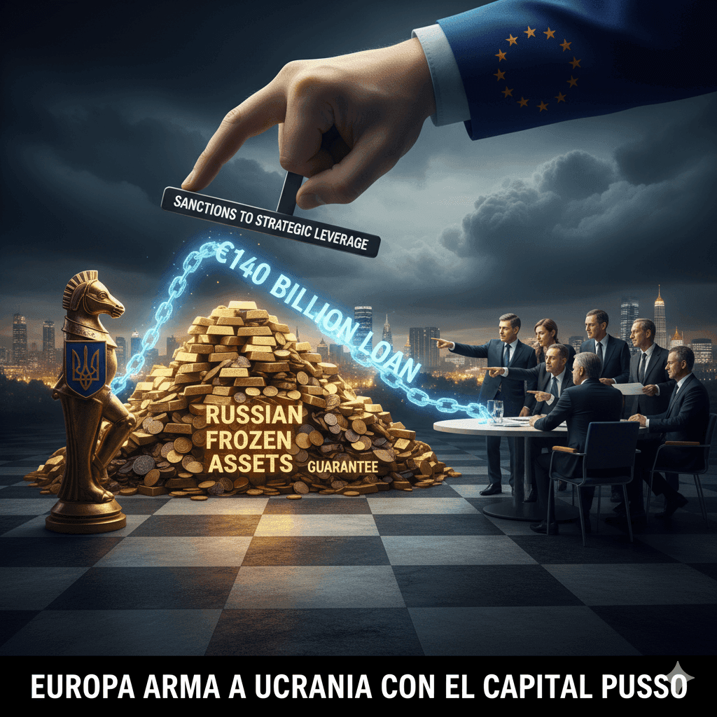 Europa ‘Arma’ a Ucrania con $150.000 Millones Usando a Rusia Como Aval